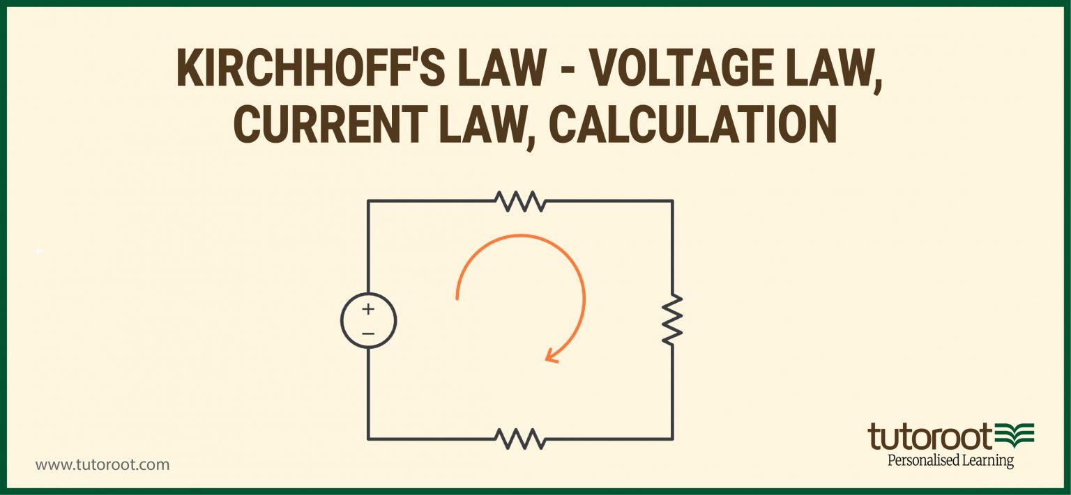 Kirchhoff's Law Voltage Law, Current Law, Calculation Tutoroot