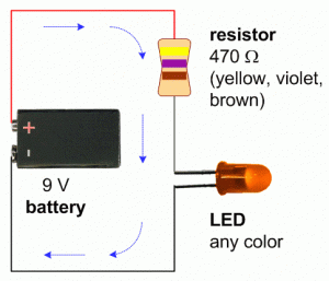Circuit Diagram of LED