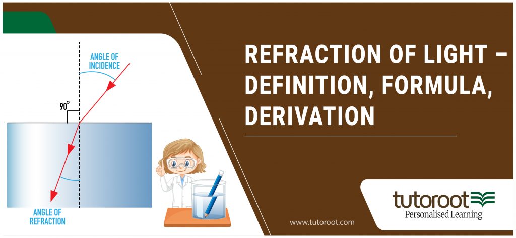 Refraction of Light - Definition, Formula, Derivation | Tutoroot