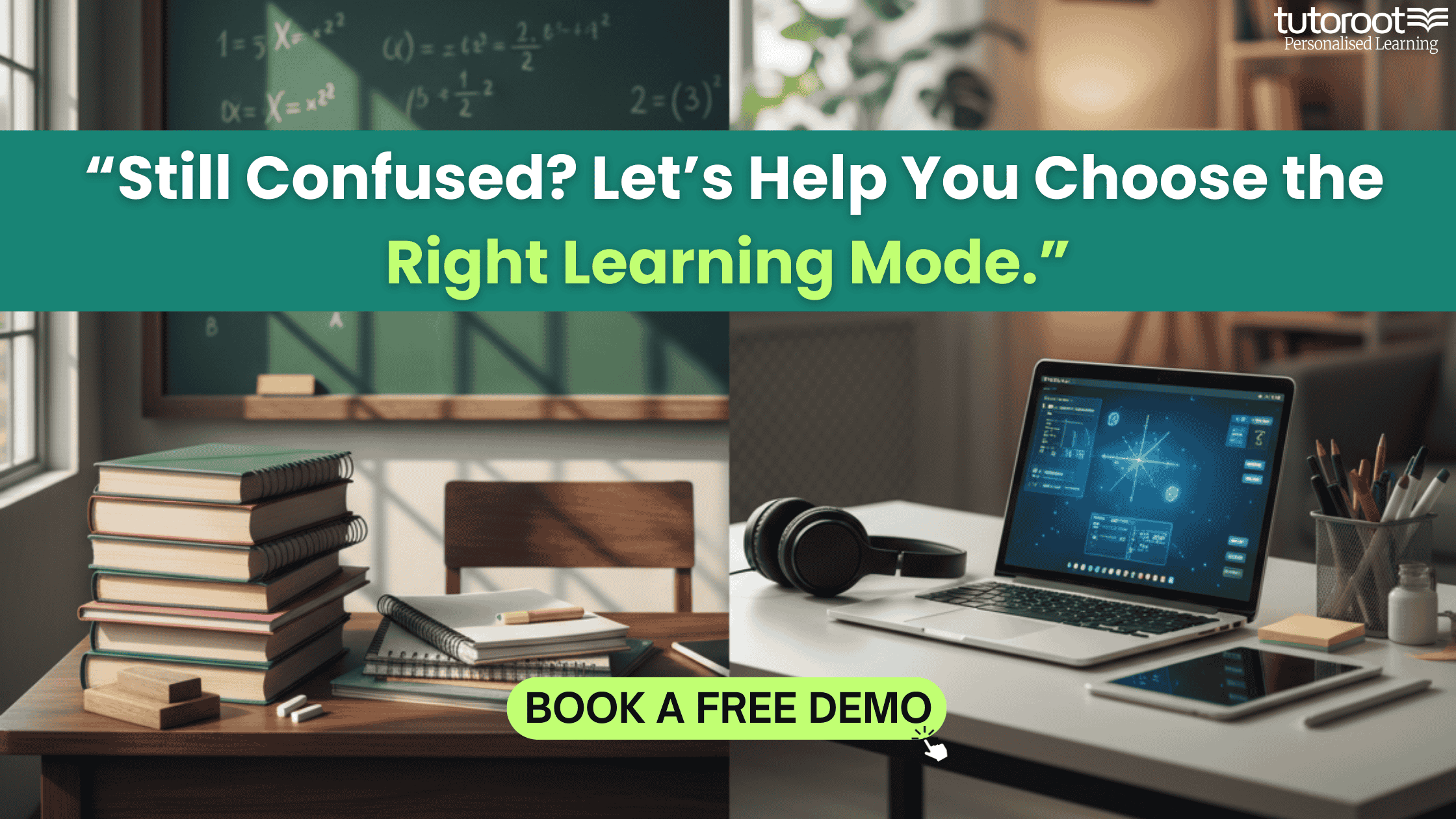 choose the right learning mode with personalised online tuition