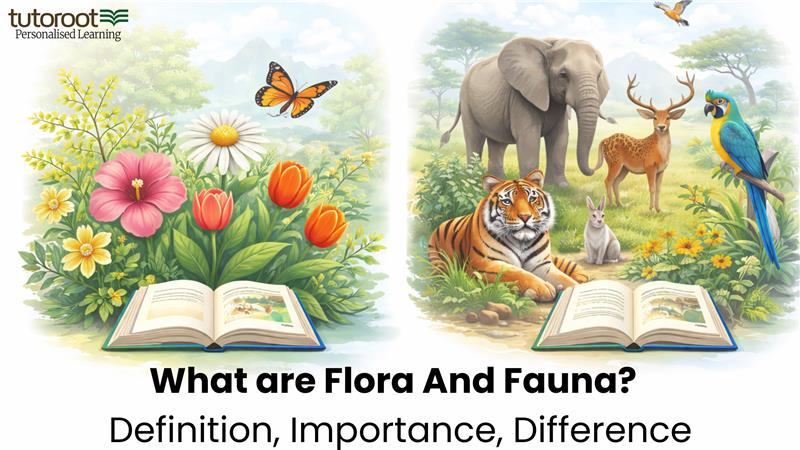 Flora and fauna definition with examples of plants and animals