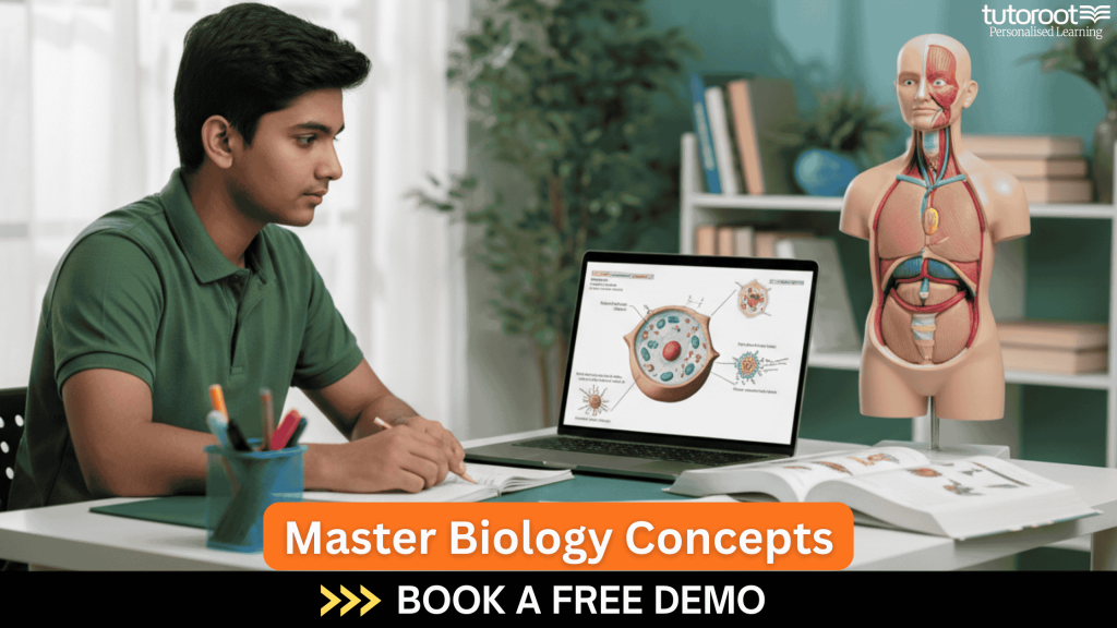 online biology tuition student learning anatomy concepts