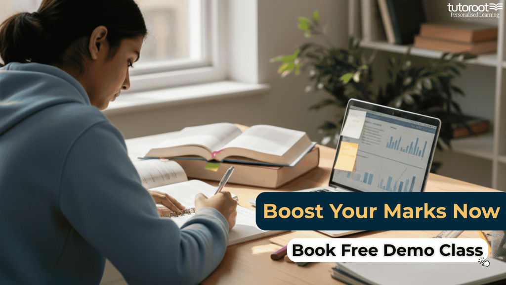 student studying online with laptop to improve marks Tutoroot online tuition